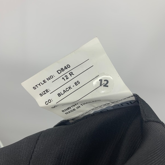 Alfred Sung Gown Dress Black Satin Maxi Cut Out Sleeveless Slit D840 - Picture 7 of 15